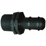 Barbed Connector 16mm x ½" Male