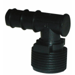 Barbed Elbow 16mm x ¾" Male
