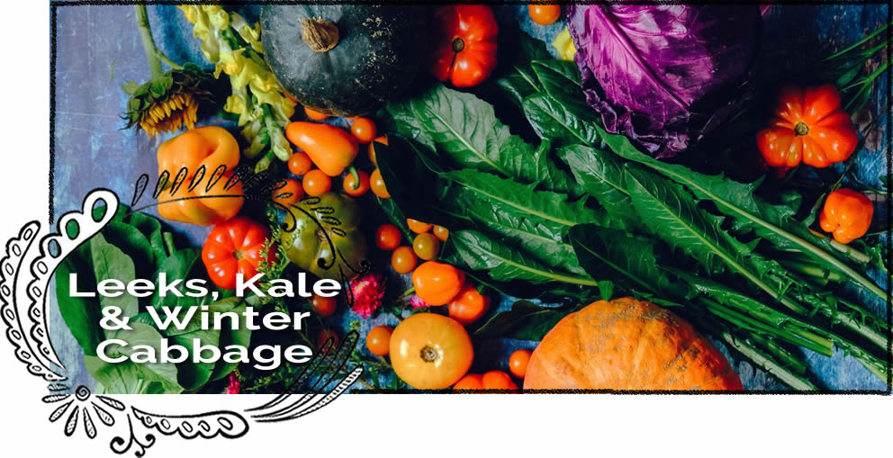 Leeks Kale & Cabbage