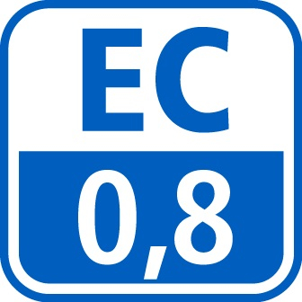 EC at 1 g/L (25°C)
