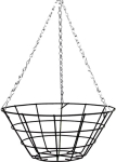 Flat Bottomed Wire Hanging Basket