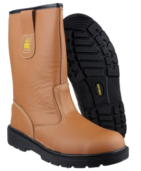 Amblers Safety Tan Rigger Lined Boot Amblers Safety Tan Rigger Lined Boot