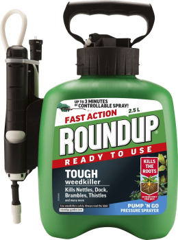 Roundup Tough Ready To Use Weedkiller - Pump 'n Go
