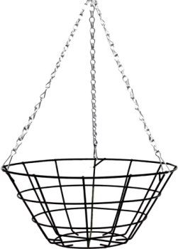 Flat Bottomed Wire Hanging Basket Flat Bottomed Wire Hanging Basket