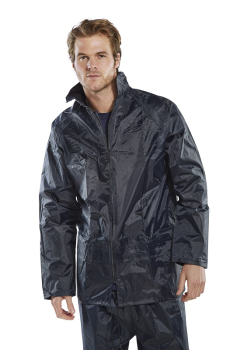 B-Dri Waterproof Economy Jacket - Navy - Small B-Dri Waterproof Economy Jacket - Navy - Small