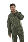 B-Dri Waterproof Economy Jacket - Olive Green - Small