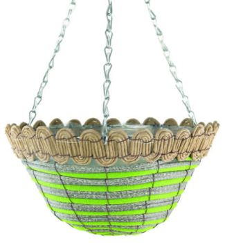 Kukui 12Inch Round Hanging Basket