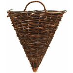 Cone Rattan 12" Wall Basket