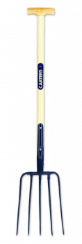 Manure Fork - 5 Prong  Ash 'T' Handle Manure Fork - 5 Prong  Ash 'T' Handle