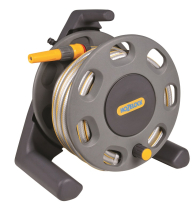 Hozelock 2412 Compact Hose Reel With 25m Yellow Hose