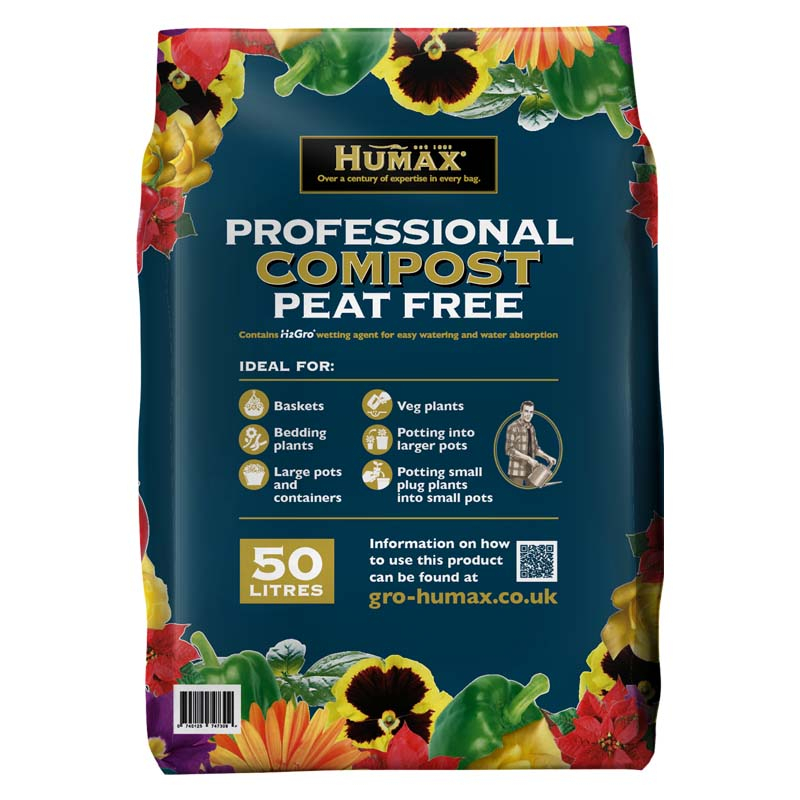 Retail Compost Humax Peat Free Multipurpose Compost 50L - BHGS Ltd