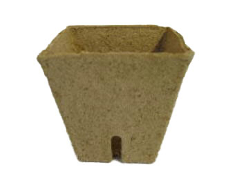 Jiffypot 9 x 10cm square, with slits Jiffypot 9 x 10cm square, with slits