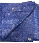 Tarpaulin with Eyelets 3.5 x 2.7m Blue Tarpaulin with Eyelets 3.5 x 2.7m Blue