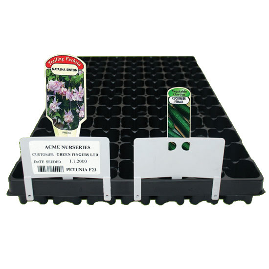 Labels Tray Label - 8cm White - BHGS Ltd