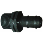 Barbed Connector 16mm x &frac12;" Male