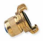 Brass &frac34;" Hose Connector with Quick Coupler