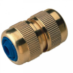 Brass &frac12;" Hose Connector with Quick Coupler