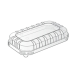 Punnet Lids 25mm Clear