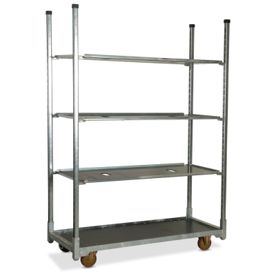 Danish Trolley complete with 3 shelves included