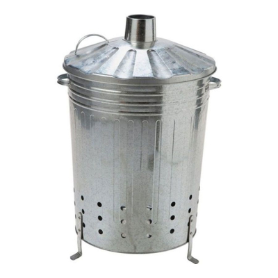 Galvanised Metal Incinerator