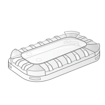 Punnet Lids 22mm Clear