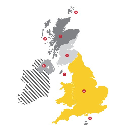 Courier Delivery Zones